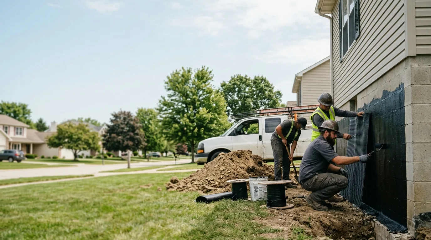 Basement Waterproofing in South Milford, IN near me